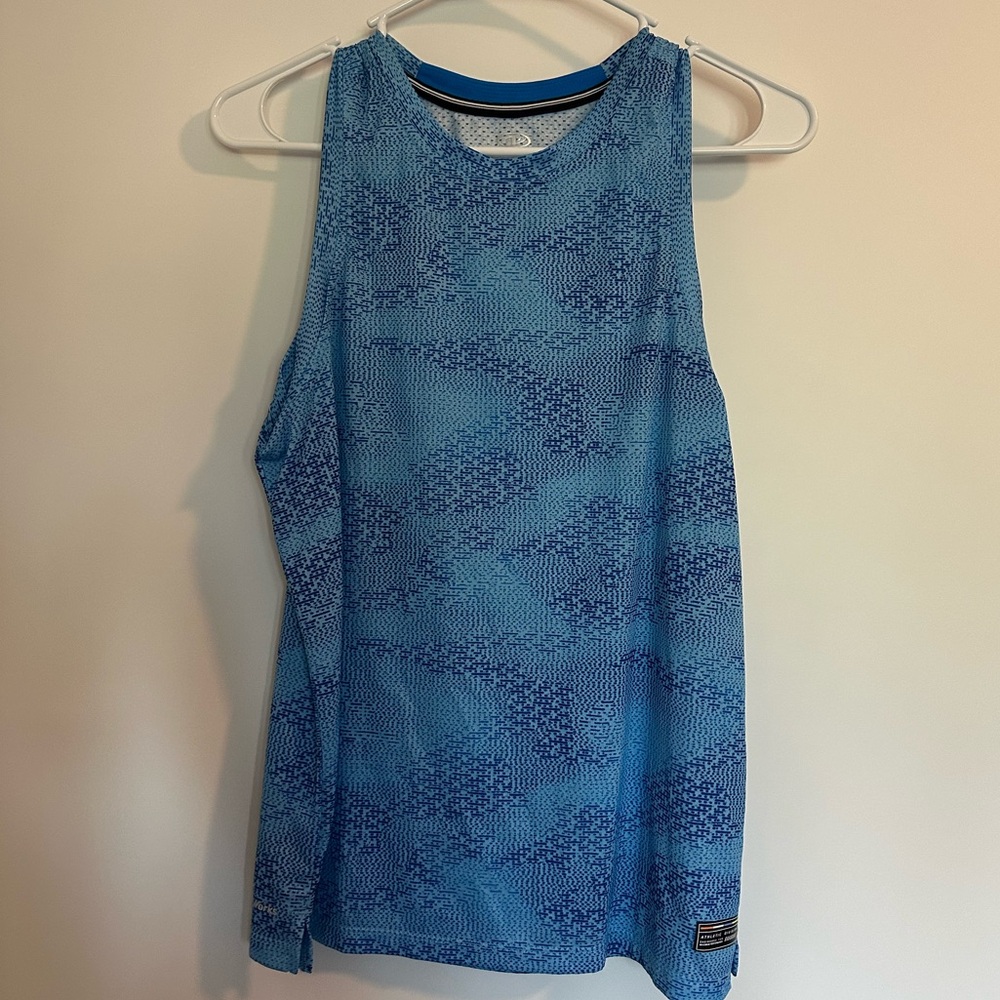Blue Patterned Boy’s Athletic Top